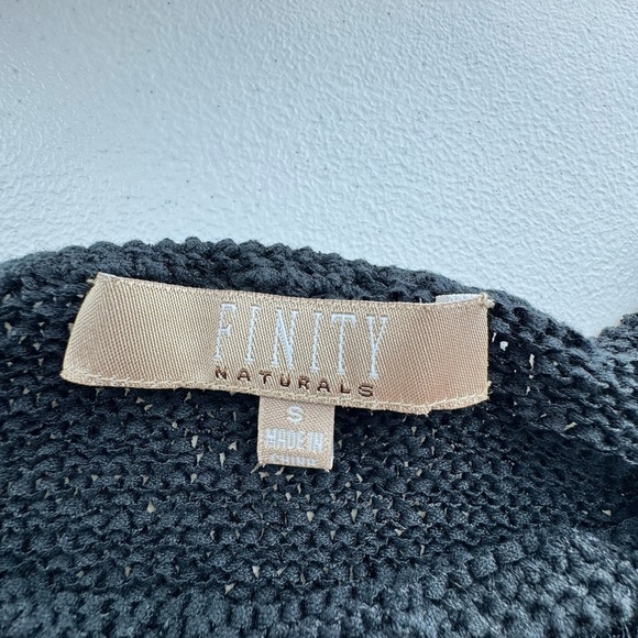 Finity Naturals Sleeveless Sweater Top Size Small - Picture 5 of 8